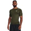 Under Armour Kompresné tričko HG Armour Comp SS Green  XXLXXL
