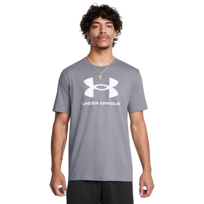 Under Armour Tričko Sportstyle Logo Update SS Gray XL
