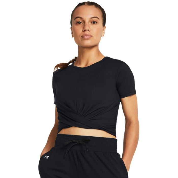 Under Armour Dámske tričko Motion Crossover Crop SS Black LL
