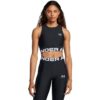 Under Armour Dámsky top HeatGear Rib Tank Black  SS