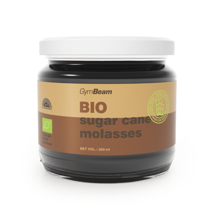 GymBeam BIO Melasa z cukrovej trstiny