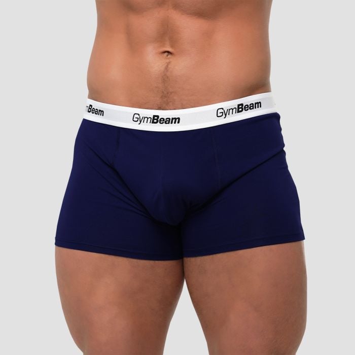 GymBeam Pánske boxerky Essentials 3Pack Navy XLXL