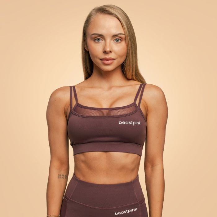 BeastPink Športová podprsenka Breeze Mulberry L