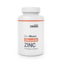 GymBeam Zinok, tablety na cmúľanie malina