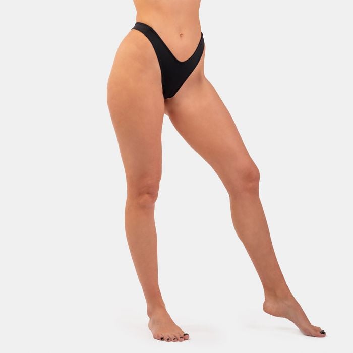 NEBBIA Classic High Cut Bikini spodný diel black S