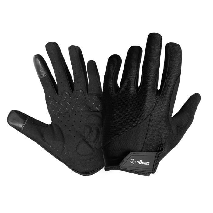 GymBeam Cyklistické rukavice Full-Finger S