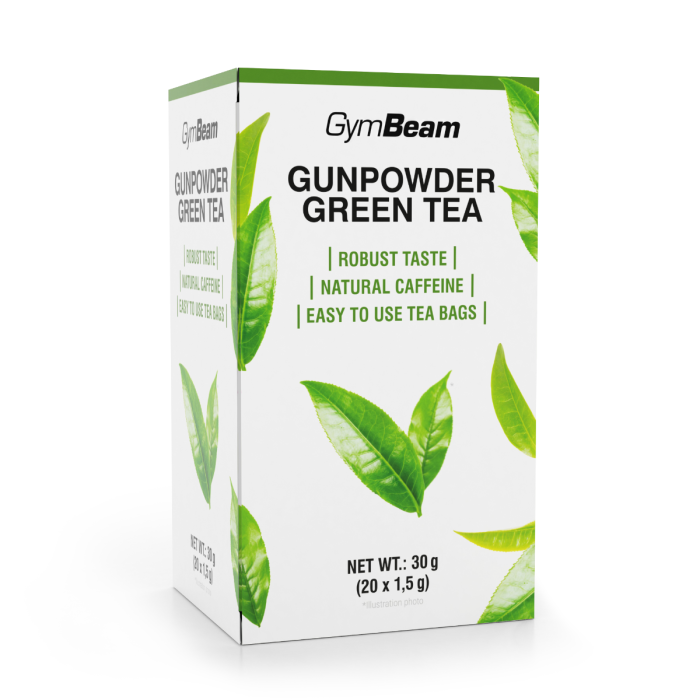 GymBeam Gunpowder zelený čaj