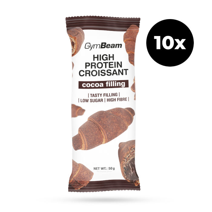 GymBeam Proteínový croissant s kakaovou náplňou kakao
