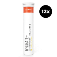 Gymbeam Hydrate+ šumivý 12 x 20 tab citrusové ovocie