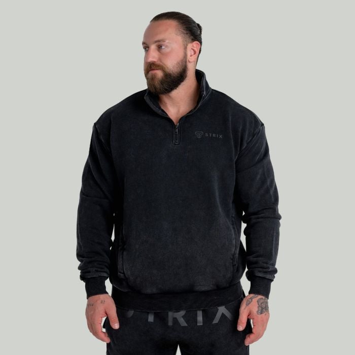 STRIX Jumper Washed Black MM