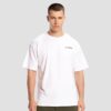 GymBeam Tričko Oversized Limitless White  S