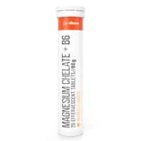 GymBeam Magnézium chelát + B6 šumivý 20 tab. svieže mango