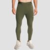 GymBeam Pánske legíny Combat Olive Grey  M