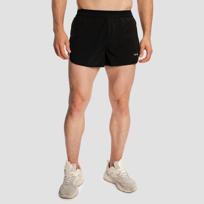 GymBeam Pánske bežecké šortky 2in1 Pulse X Black  XXL