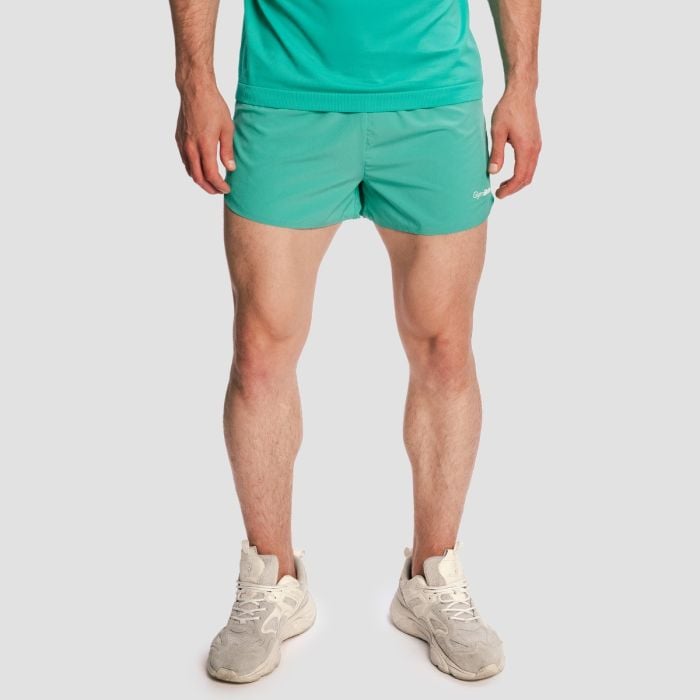 GymBeam Pánske bežecké šortky 2in1 Pulse X Green XL