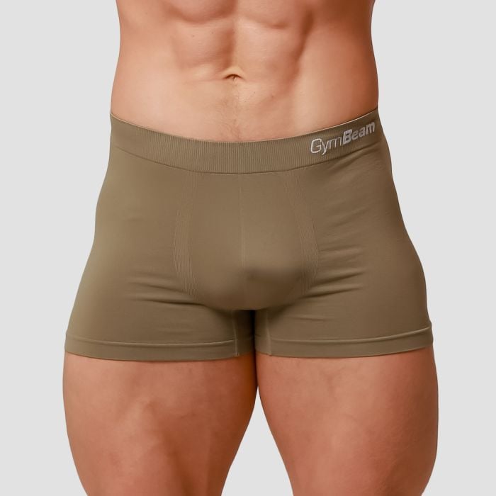 GymBeam Pánske boxerky Seamless 2Pack Army XLXL