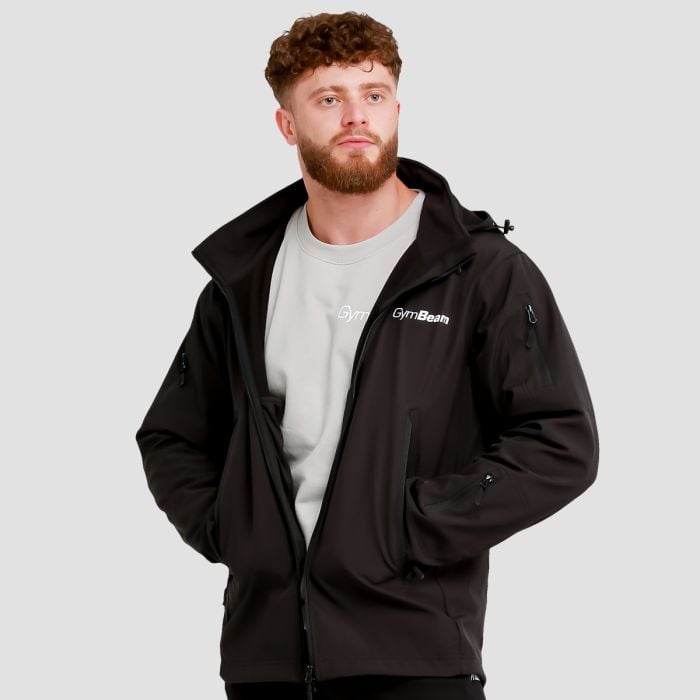 GymBeam Pánska bunda Softshell Black XLXL