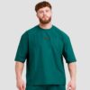 GymBeam Tričko Oversized Unstoppable Green  LL
