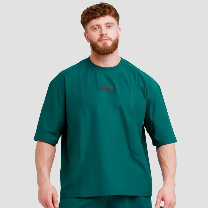 GymBeam Tričko Oversized Unstoppable Green LL