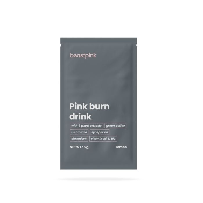 GymBeam Sample Pink burn drink citrón