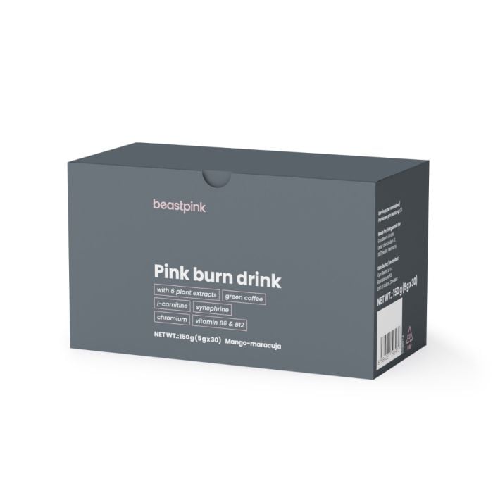 GymBeam Pink burn drink mango marakuja