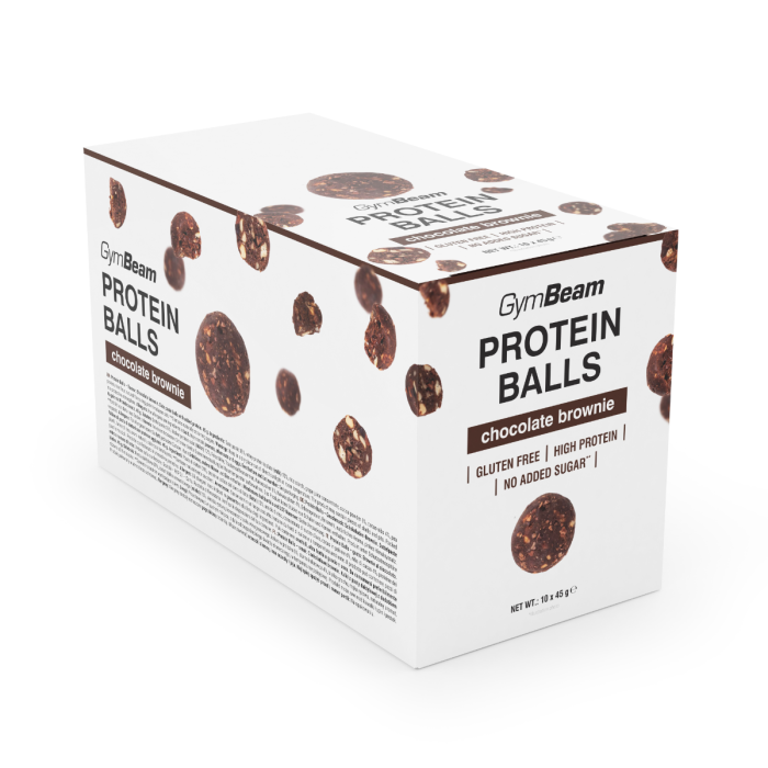 GymBeam Protein Balls čokoládové brownie