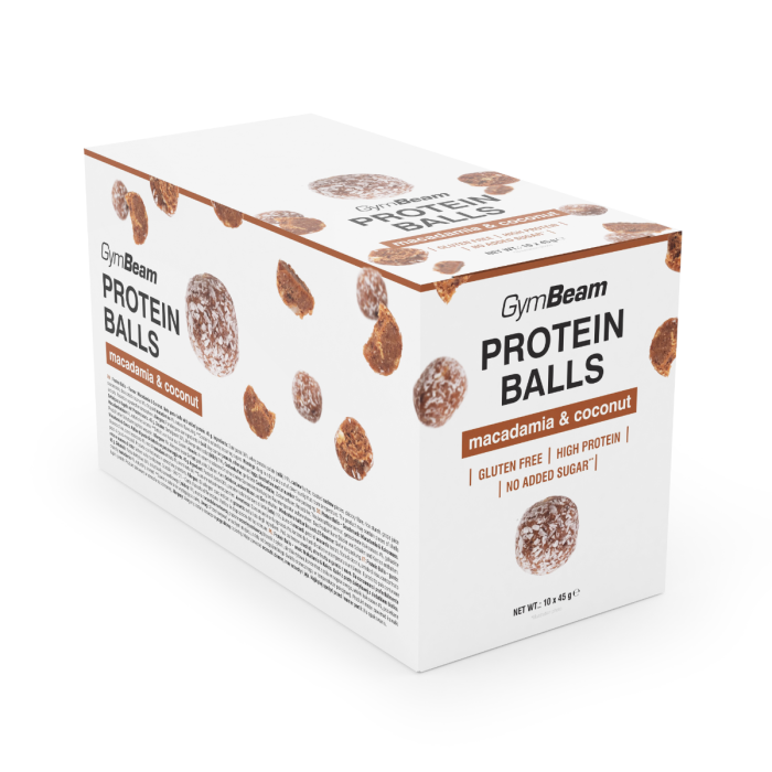GymBeam Protein Balls macadamia & coconut
