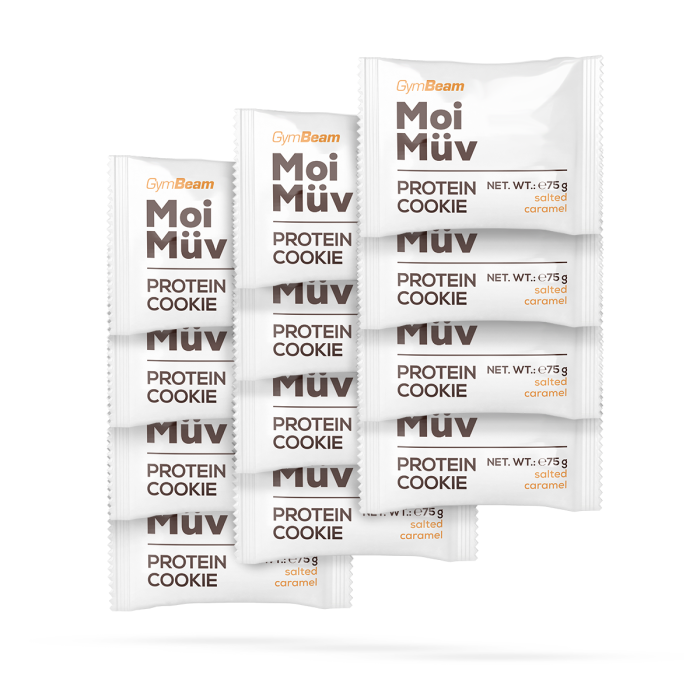 GymBeam MoiMüv Protein Cookie slaný karamel