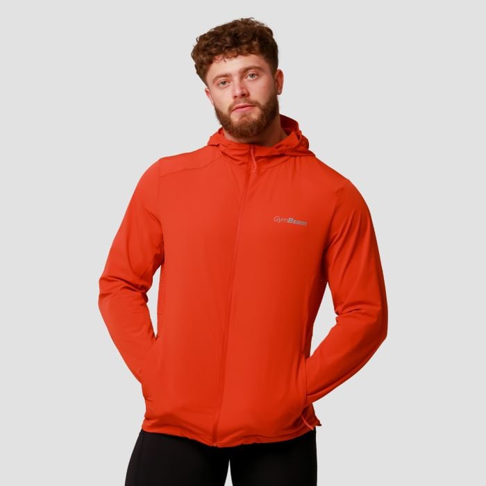 GymBeam Bežecká bunda Pulse Orange LL