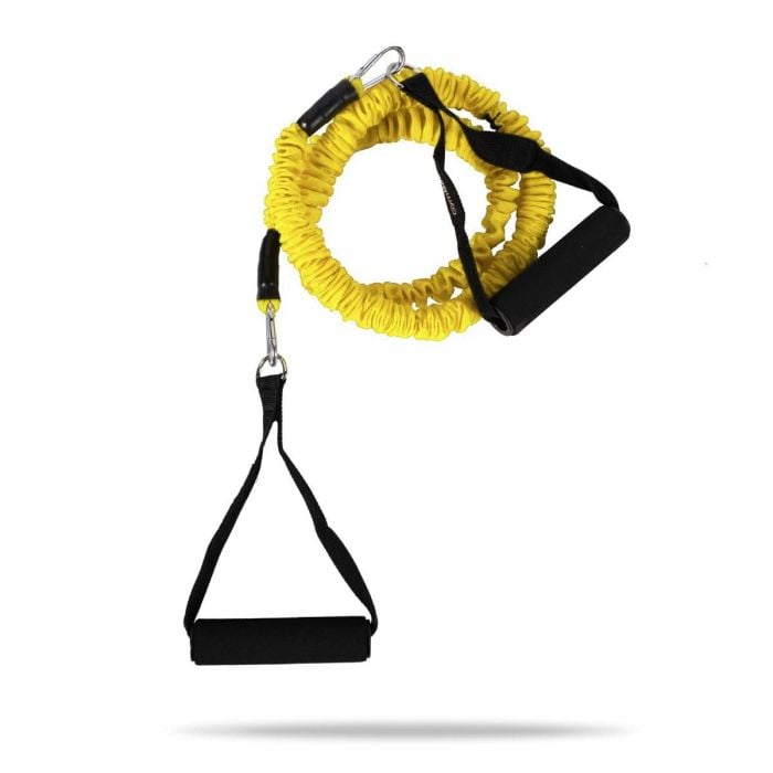 GymBeam Posilňovací expandér s úchytmi 20 kg