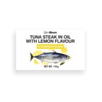 GymBeam Steak z tuniaka v oleji s citrónovou príchuťou