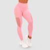 GymBeam Dámske legíny Mesh Panel pink  LL