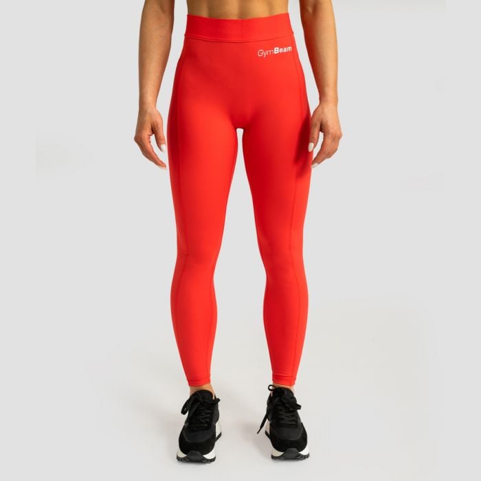 GymBeam Dámske legíny Limitless Hot Red LL