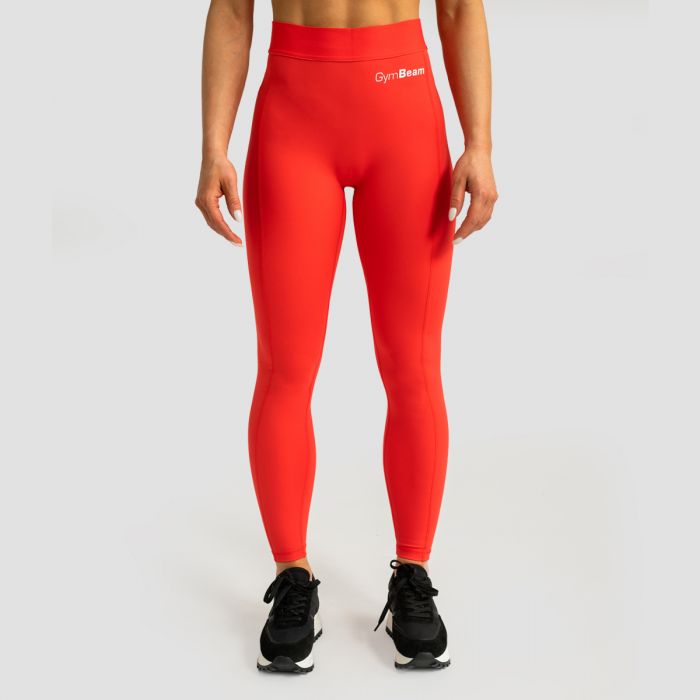 GymBeam Dámske legíny Limitless Hot Red MM