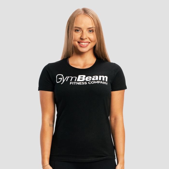 GymBeam Dámske tričko Fitness Black XL