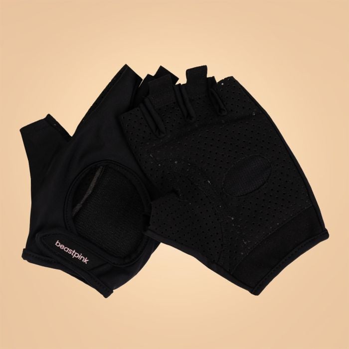 BeastPink Dámske fitness rukavice Hyper Black XL