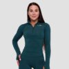 GymBeam Dámsky športový top Ignite Dark Green  XSXS