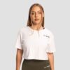 GymBeam Dámske tričko Cropped Limitless White  S