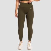 GymBeam Dámske legíny High-waist Limitless Espresso  S