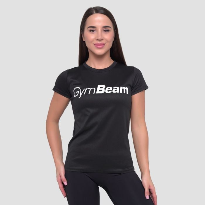 GymBeam Dámske Tričko Mesh Essence Black L