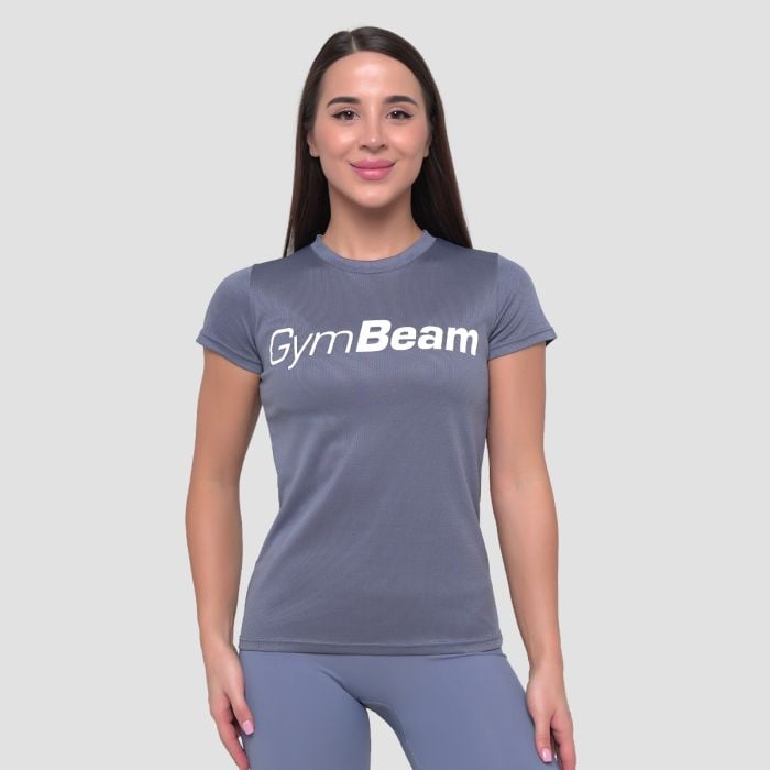 GymBeam Dámske Tričko Mesh Essence Denim Blue S