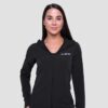 GymBeam Dámska bežecká bunda Pulse Black  XXLXXL