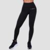 GymBeam Dámske bežecké legíny Pulse Black  MM