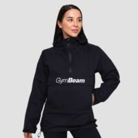 GymBeam Dámska bunda Rain Smock Black  LL