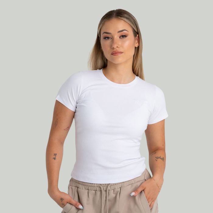 STRIX Dámske tričko Ribbed White L