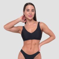 GymBeam Športový vrchný diel plaviek Black  XL