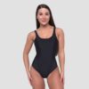 GymBeam Športové jednodielne plavky Black  XL