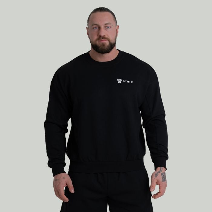 STRIX Mikina Relaxed ZOA Black M