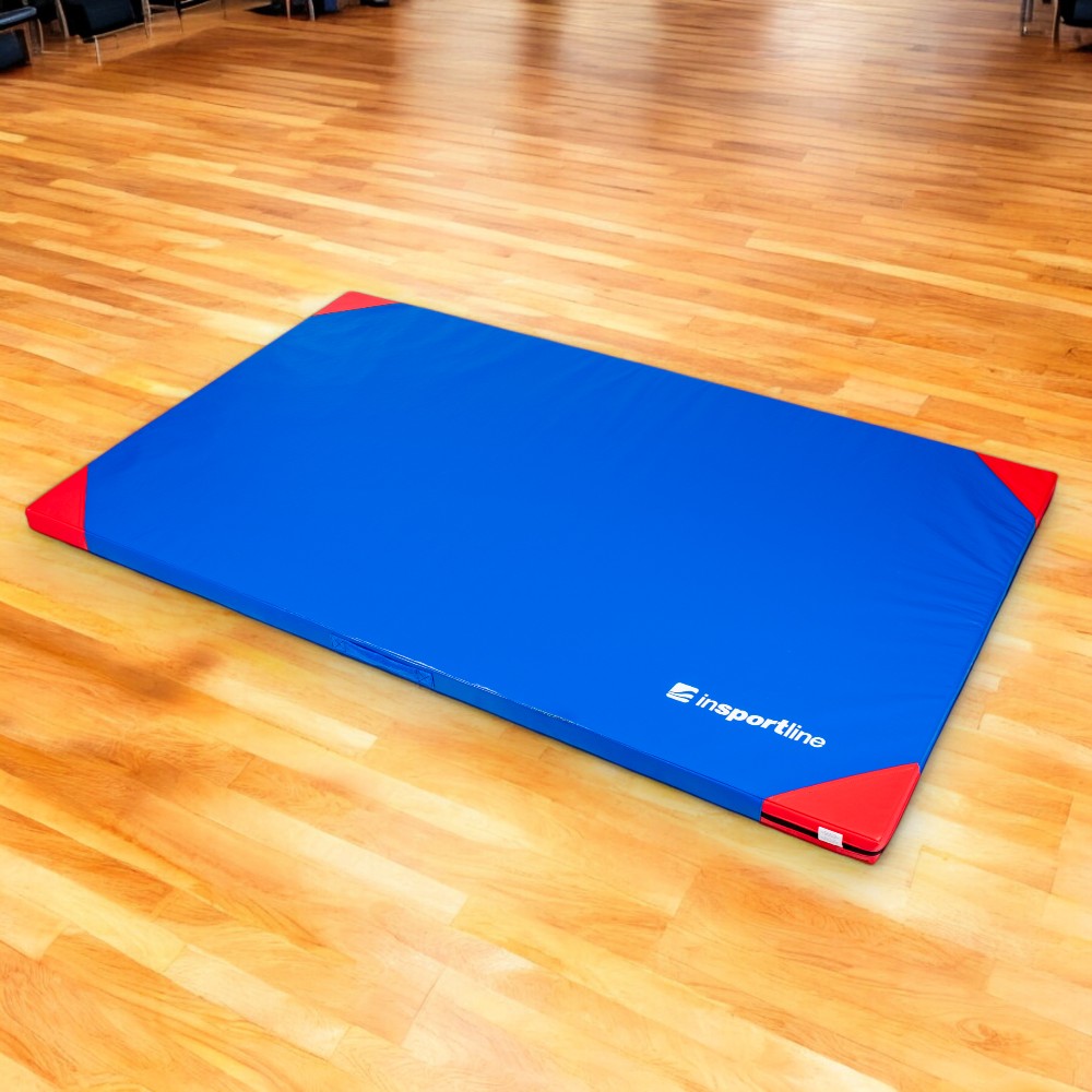 Gymnastická žinenka inSPORTline Gabyk T90 200x120x6 cm modrá