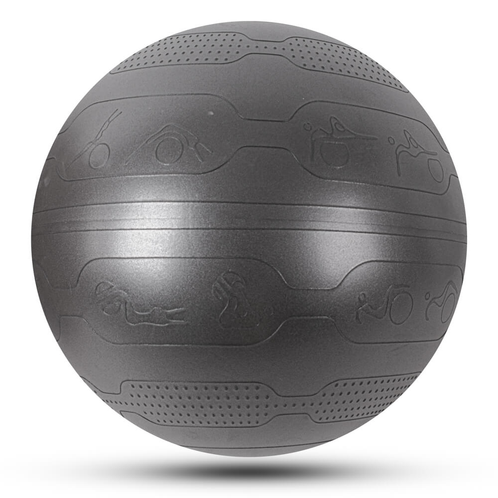 Gymnastická lopta inSPORTline Stretch Ball 75 cm čierna